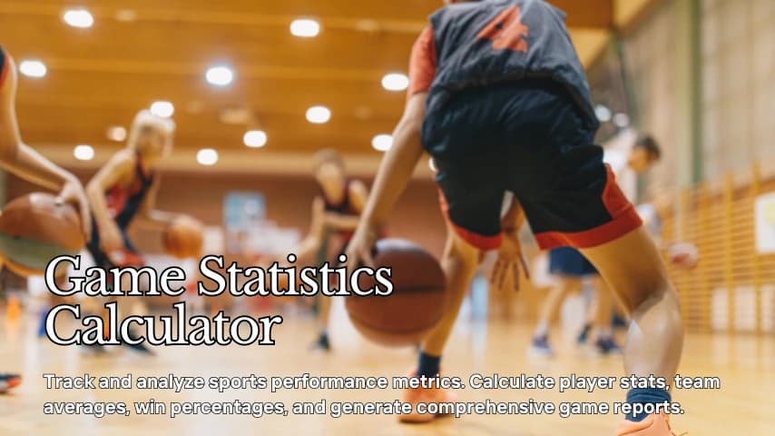 Game Statistics Calculator