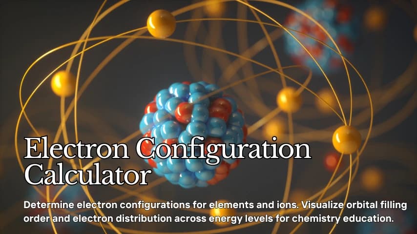 Electron Configuration Calculator
